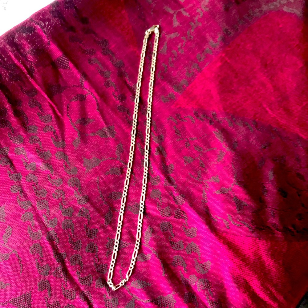 💯 925 Italian silver “Cuban-link” style chain